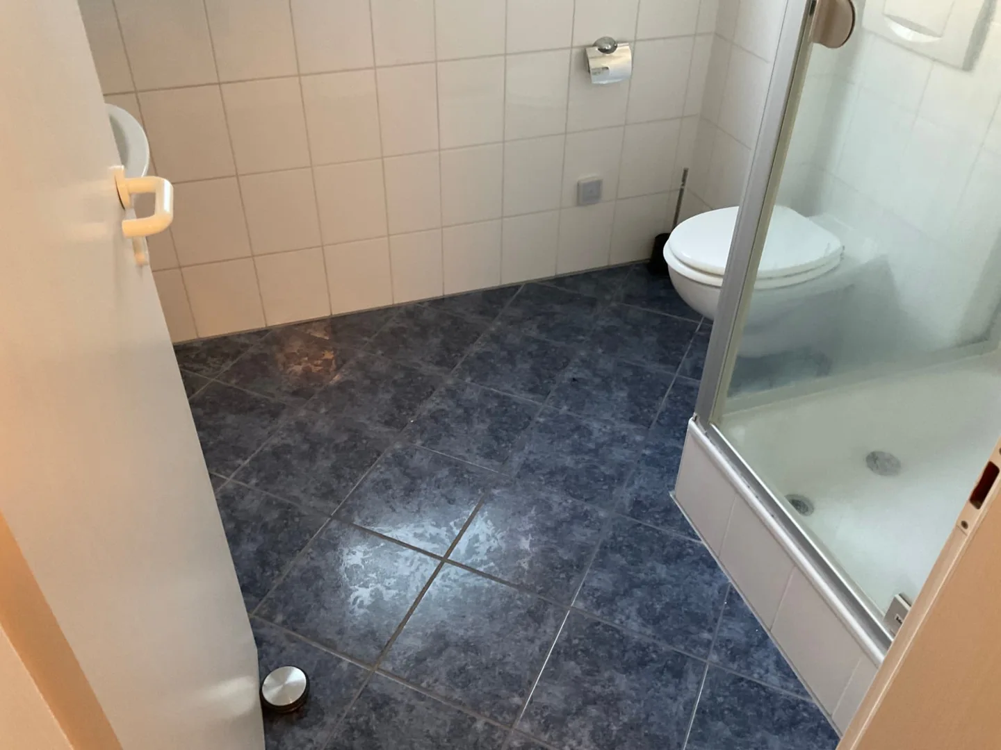 Bad der Erdgeschosswohnung zu Beginn des Auftrags